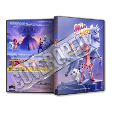 Mia ve Ben Centopia'nın Kahramanı - 2022 Türkçe Dvd Cover Tasarımı